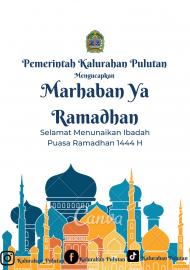 Pemerintah Kalurahan Pulutan Mengucapkan Selamat Menunaikan Ibadah Puasa Bulan Ramadhan 1444 H/2023 